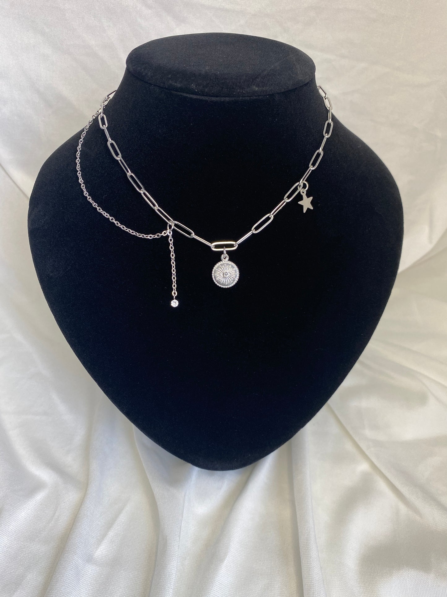 Choker silver star