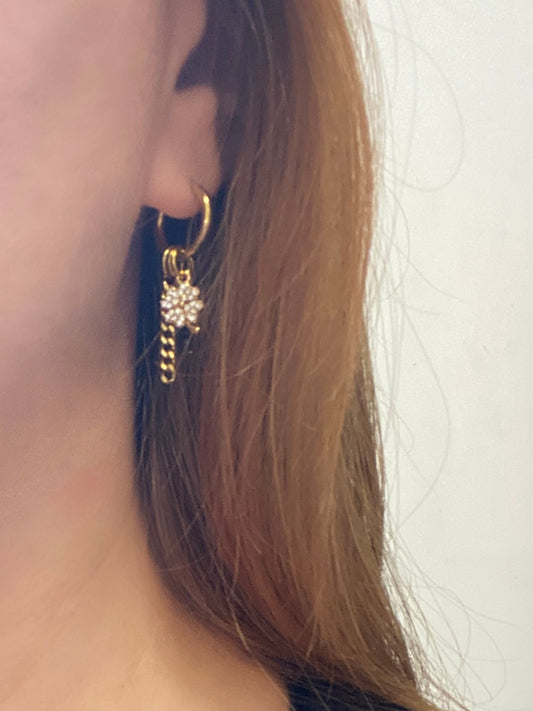 Boucles d’oreilles trèfle