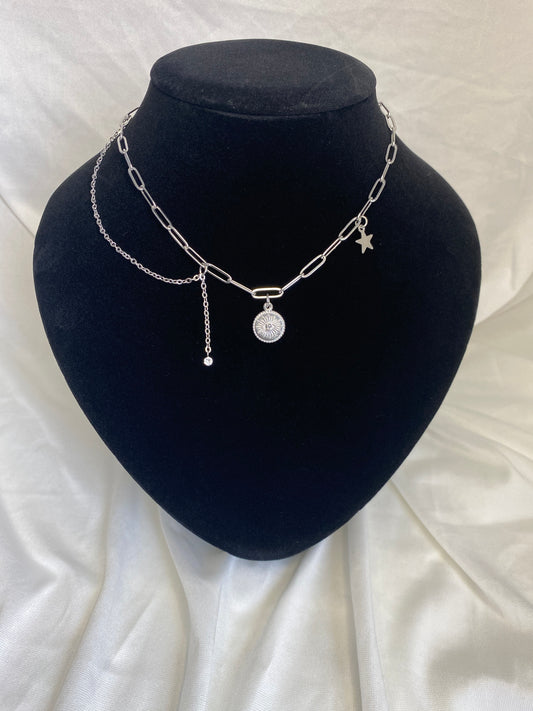 Choker silver star