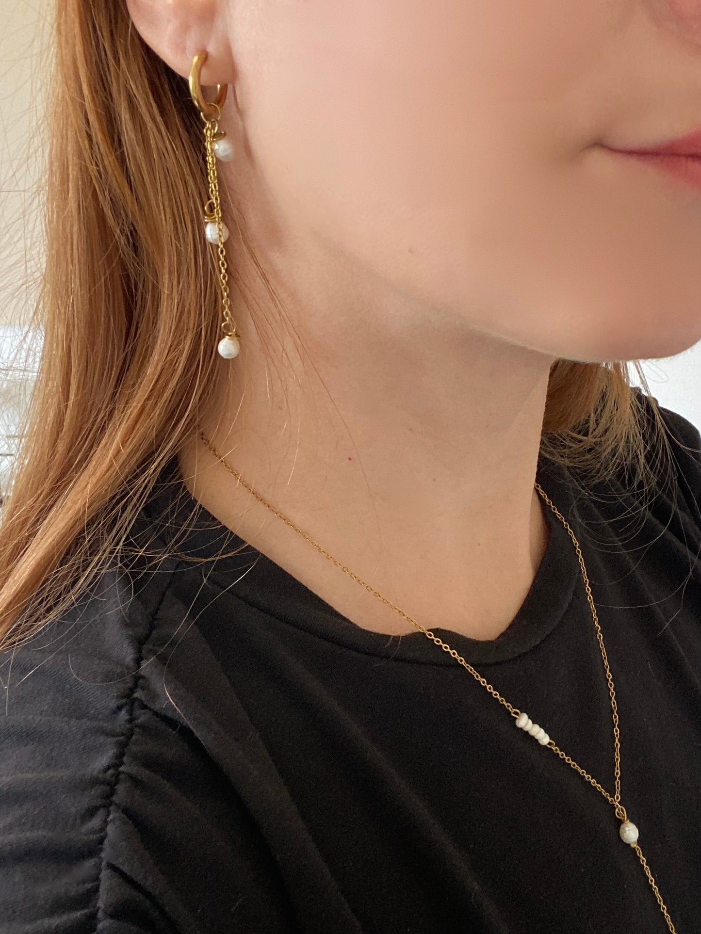 Boucles d’oreilles interchangeables Perla