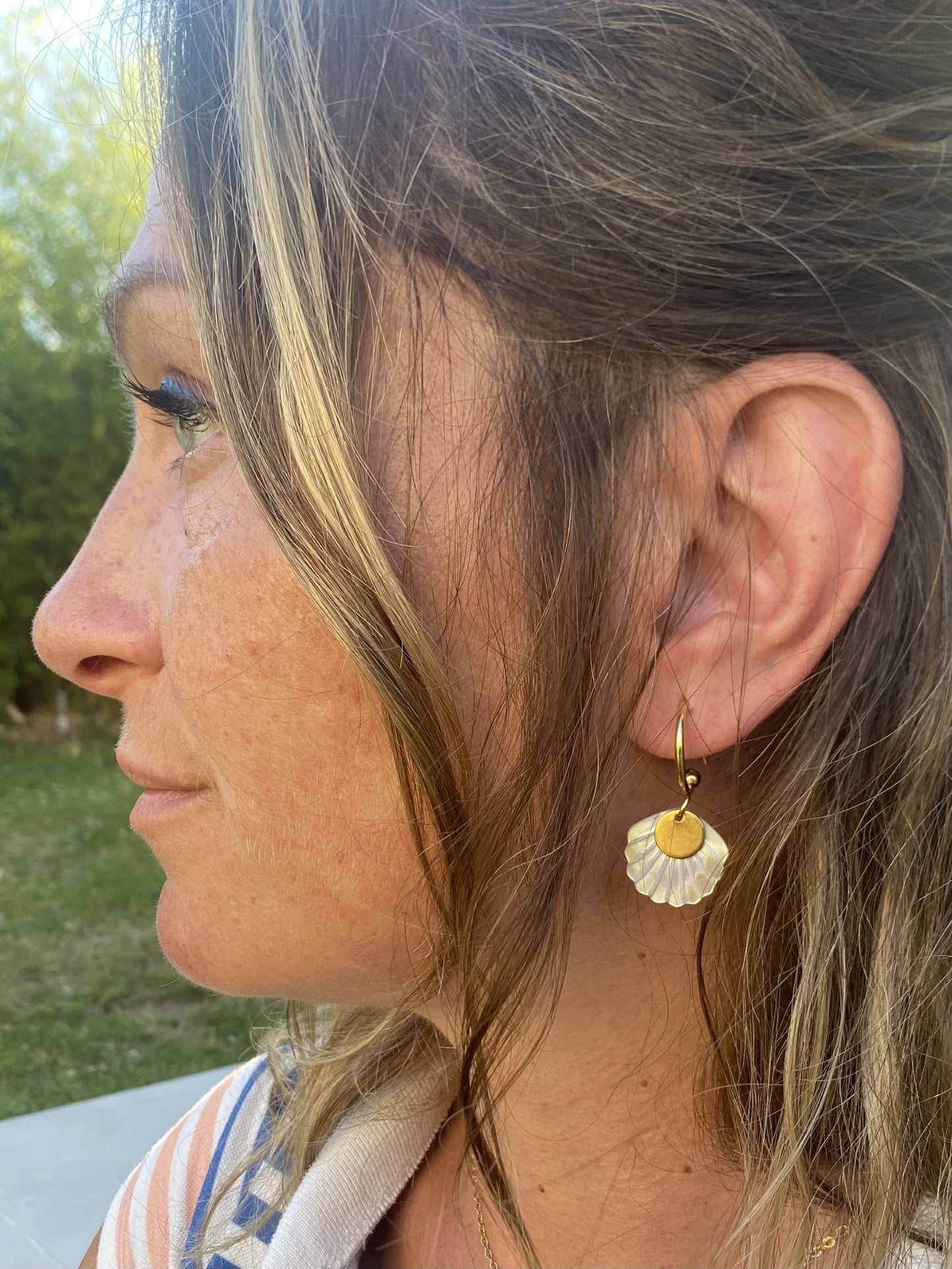 Boucles d'oreilles Calipso