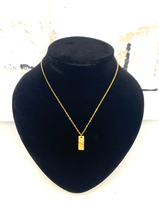 Collier lingo d’or