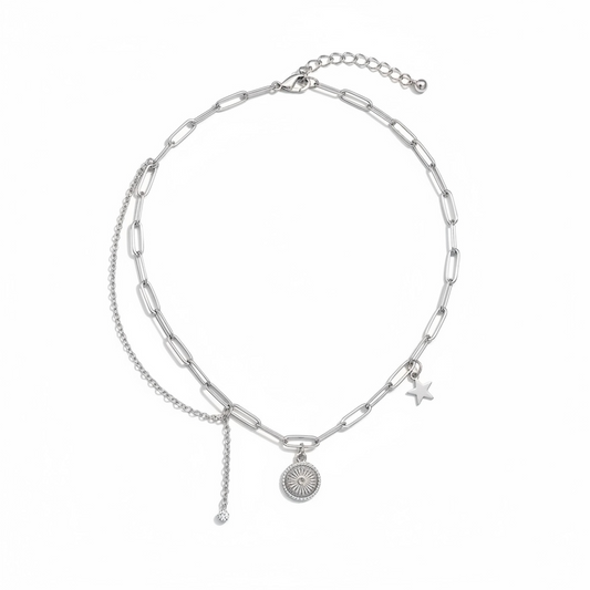 Choker silver star