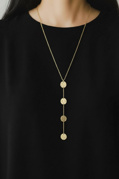 Gypsy tie necklace