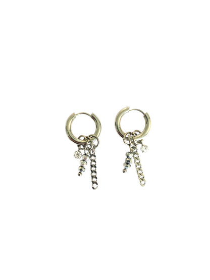 Boucles d’oreilles silver stars
