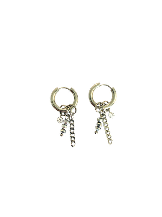 Boucles d’oreilles silver stars