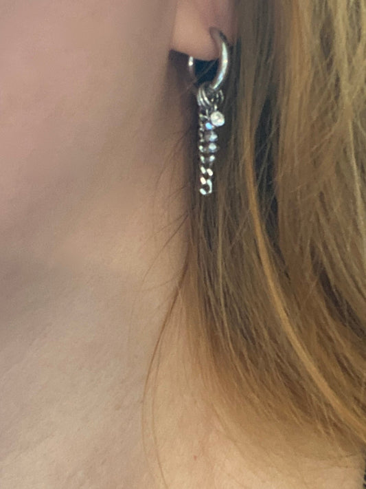 Boucles d’oreilles silver stars
