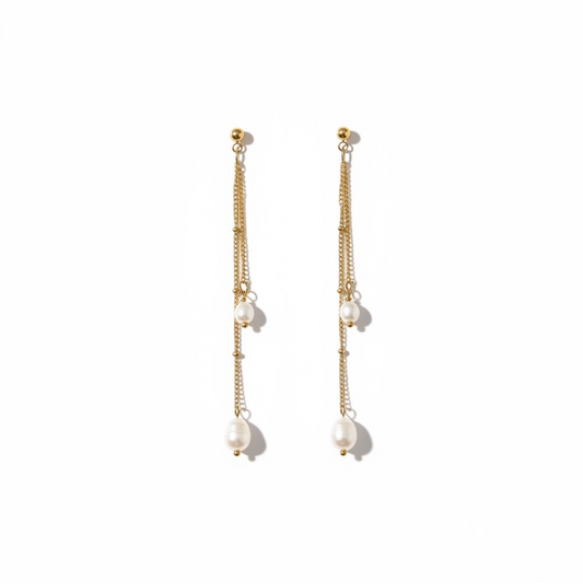Boucles d’oreilles pendantes Perla